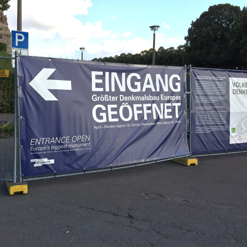 Bauzaunbanner/Bauzaunblenden 